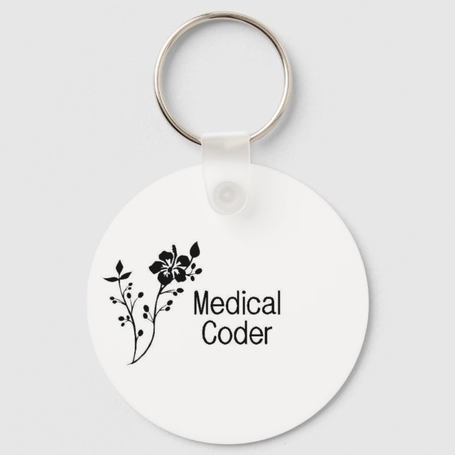 Medical Coder Elegance Key Ring (Front)
