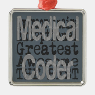 Medical Coder Extraordinaire Metal Tree Decoration