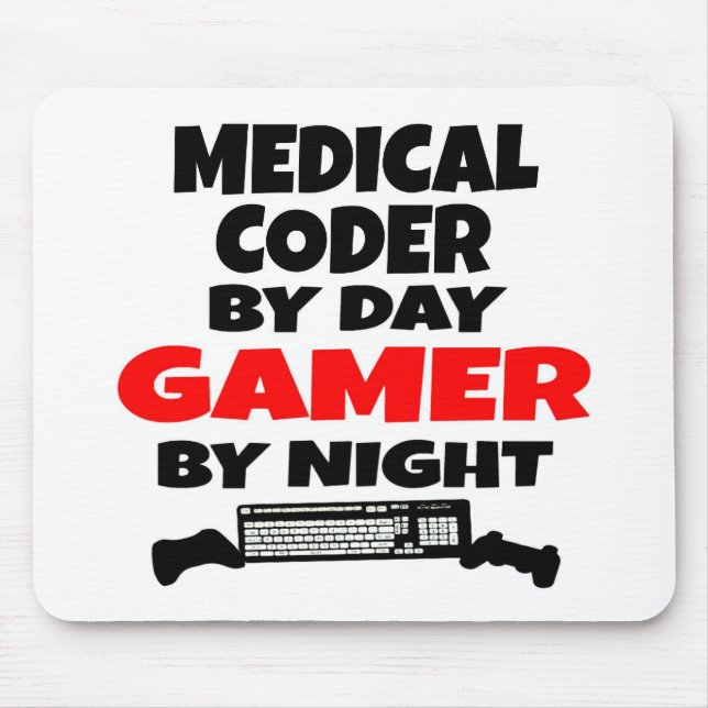 Medical Coder Gamer Mouse Pad (Front)