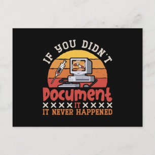 Medical Coder If You Didn't Document ICD Coding Postcard