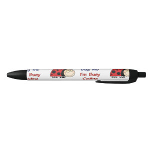 Medical Coder Ladybug2 Black Ink Pen