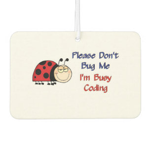 Medical Coder Ladybug2 Car Air Freshener