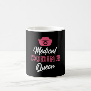 Medical Coder Queen Coding ICD Programmer Coder Coffee Mug
