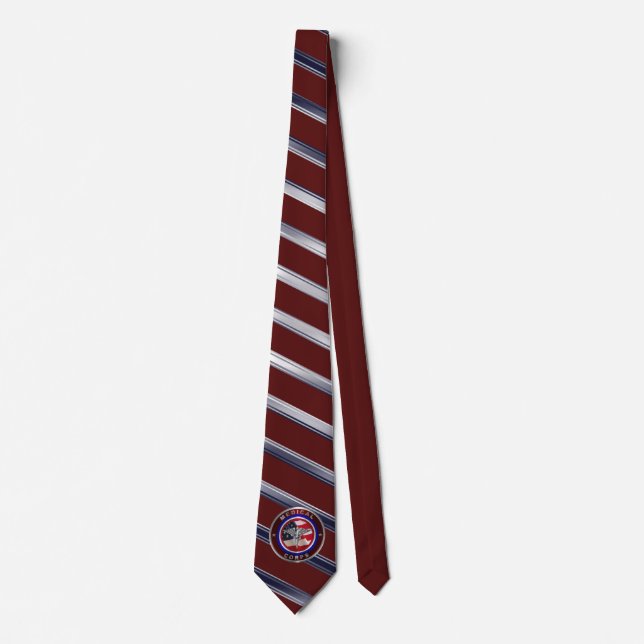 Medical Corps Custom Design Tie (Front)