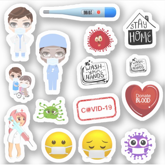 Medical covid-19 corona hospital masks small (Front)