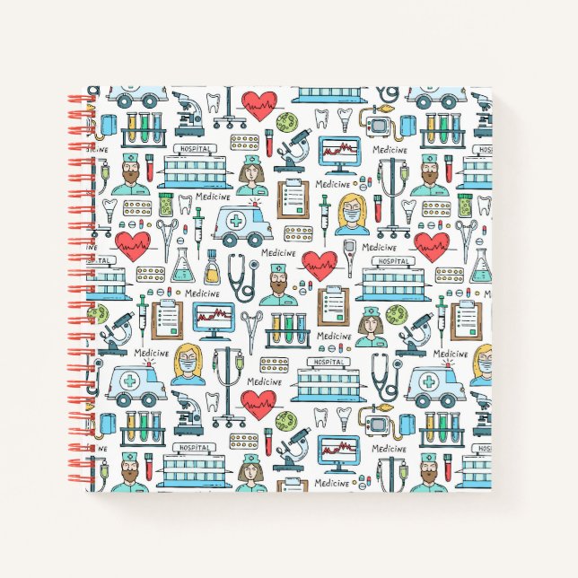 Medical Design Pattern Notebook (Front)