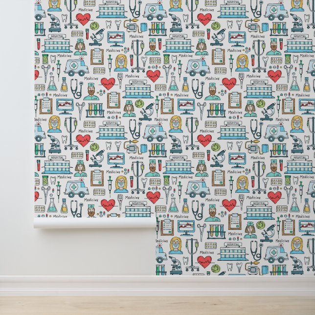 Medical Design Pattern Wallpaper (Application)