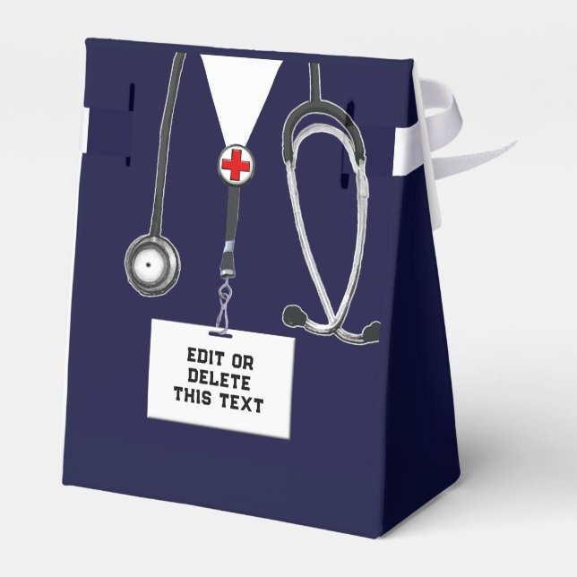 Medical Doctor Favour Box (Back Side)
