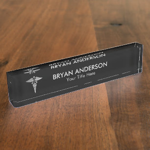 Medical Doctor Nameplate