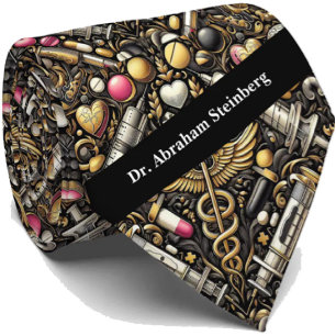 Medical Doctor Neck Tie Health Professional Tie