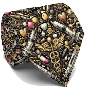 Medical Doctor Neck Tie Health Professional Tie