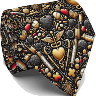 Medical Doctor Neck Tie Health Professional Tie