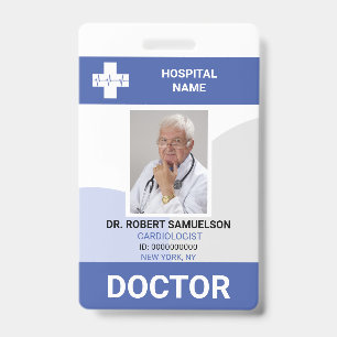 MEDICAL DOCTOR NURSE Health Care ID Badge