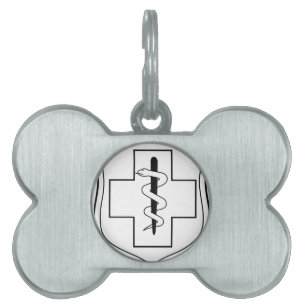 medical doctor nurse medic office Destiny'S Gifts Pet Tag