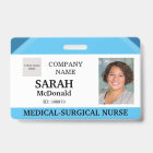 Medical Doctor Nursing Aged Care Security Photo ID
