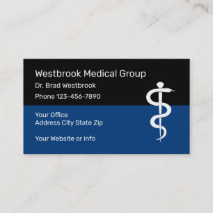 Medical Doctor Office Appointment Business Card