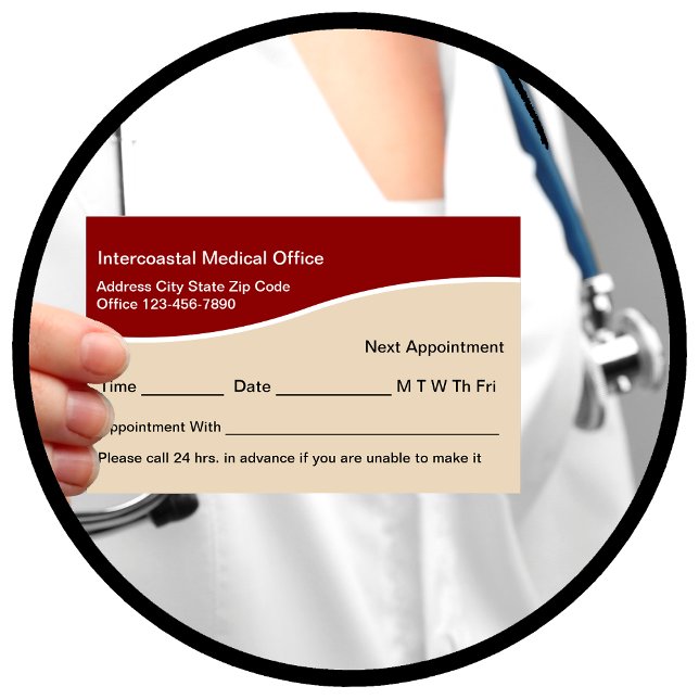 Medical Doctor Office Appointment Cards (Creator Uploaded)