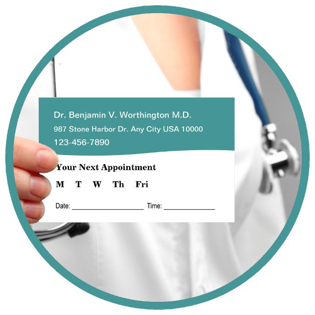 Medical Doctor Office Appointment Cards (Creator Uploaded)