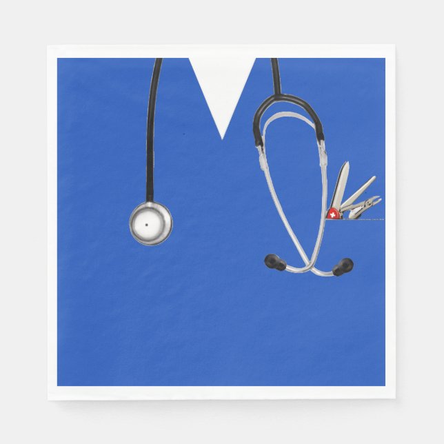 Medical Doctor Party Napkin (Front)