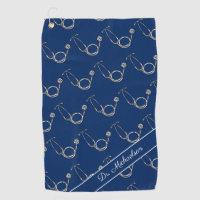 Medical Doctor Stethoscope Pattern Physician Blue