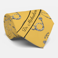 Medical Doctor Stethoscope Pattern Physician Name