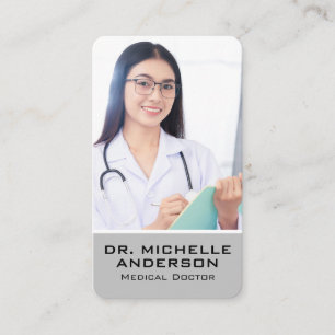 Medical Doctor with Clipboard Health Care Business Card