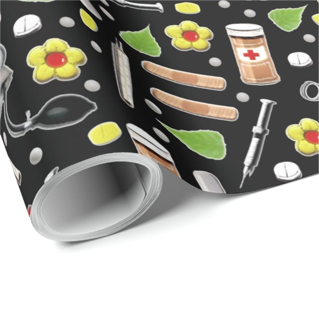 Medical Doctor Wrapping Paper (Roll Corner)