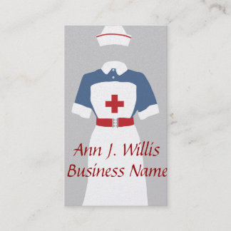 Medical & Emergency Nursing Services Business Card
