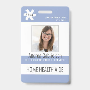 Medical Employee HOME HEALTH AIDE or Other Blue ID Badge