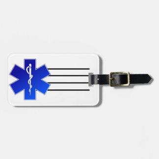 Medical EMS Symbol Luggage Tag