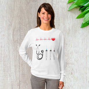 Medical Equipment Heartbeat Healthcare T-Shirt