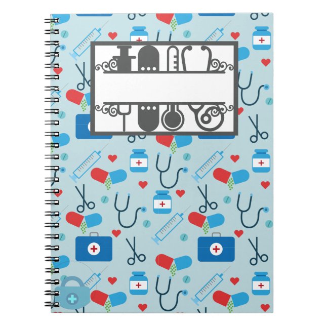 Medical Field Notebook in Blue (Front)