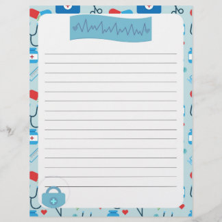 Medical Field Stationery Paper-Letterhead Style Custom Letterhead