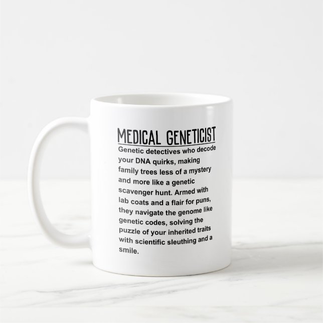 Medical Geneticist Coffee Mug (Left)