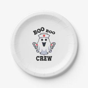 Medical Ghost Hospital Paper Plate