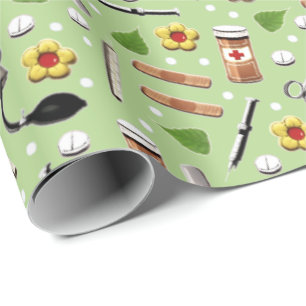 Medical Gift Wrapping Paper