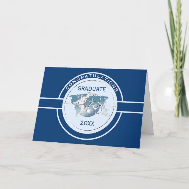 Medical Graduation Congratulations Card (Front)