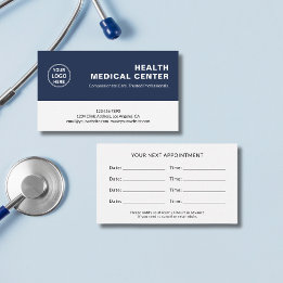 Medical Healthcare Clinic Doctor Appointment Card
