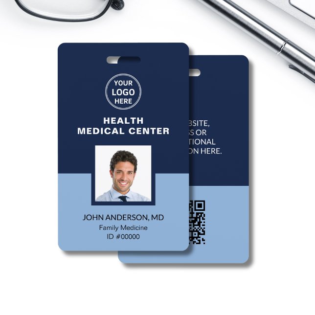 Medical Healthcare Clinic Doctor Professional ID Badge (Medical Healthcare Clinic Doctor Professional ID Badge)