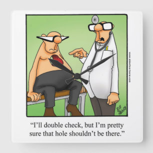 Medical Humour Wall Clock Gift