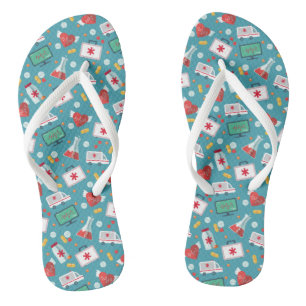 Medical Icon Pattern Thongs