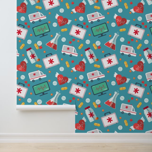 Medical Icon Pattern Wallpaper (Application)