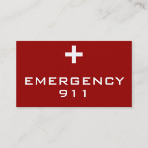 Medical ID Emergency Cards