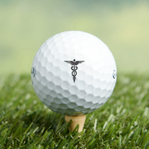 Medical Insignia Caduceus Golf Balls