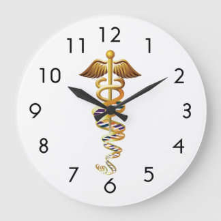 Medical Insignia Large Clock