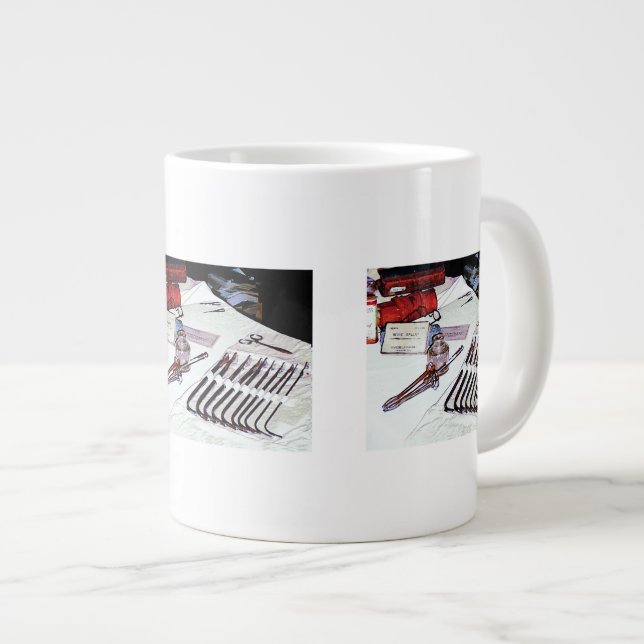 Medical Instruments Large Coffee Mug (Front Right)