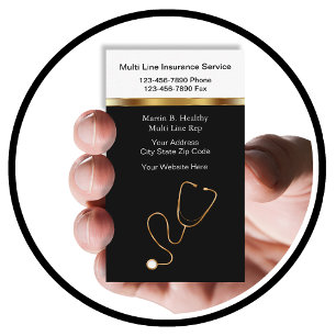 Medical Insurance Business Cards