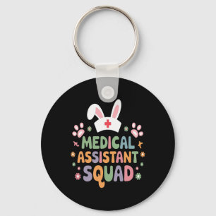 Medical Istant Squad Easter Bunny Eggs Funny Easte Key Ring