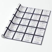 Medical Lab Coat Custom Wrapping Paper