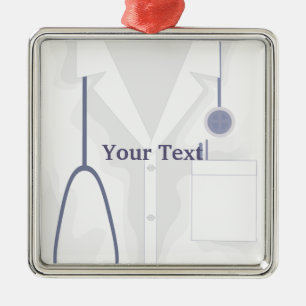 Medical Lab Coat Uniform Premium Ornament